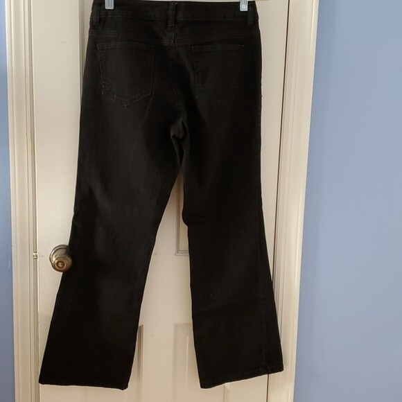 DKNY SOHO JEAN BLACK BOOTCUT SIZE 8P PETITE - Picture 7 of 7